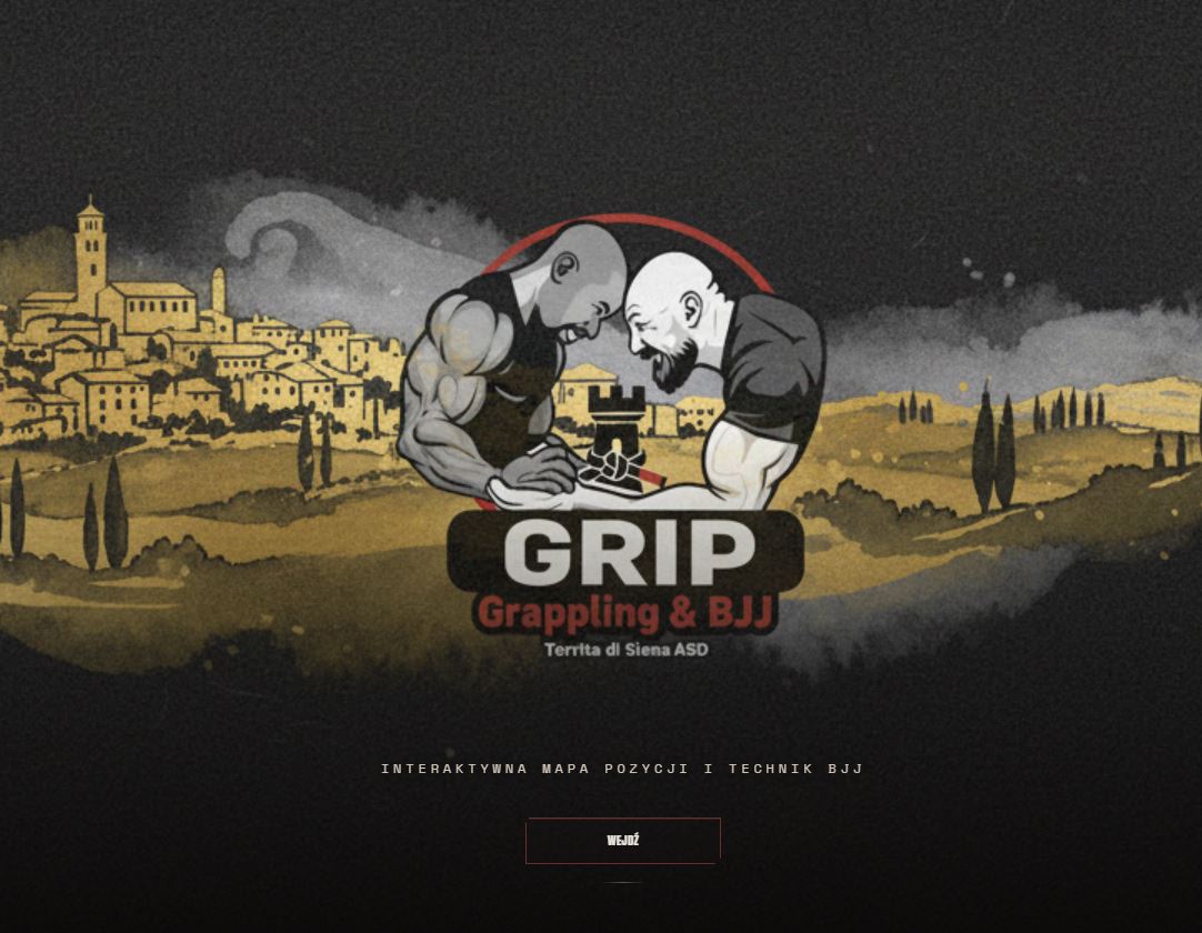 Sito web per BJJ Grip Flow